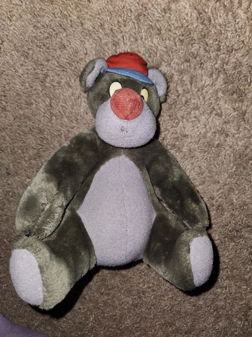 Vintage Disney Baloo Jungle Book Plush Applause 8 Inch